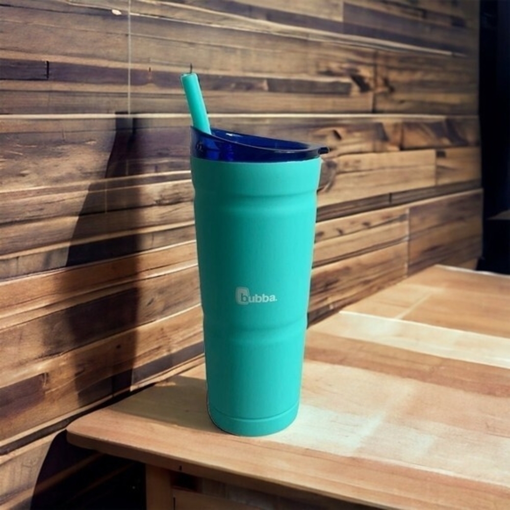 Bubba Envy S Stainless Steel Tumbler Island Teal Lid Straw Travel Coffee Mug